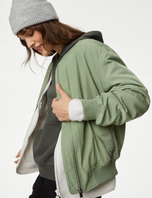 Polstrovan bunda bomber
