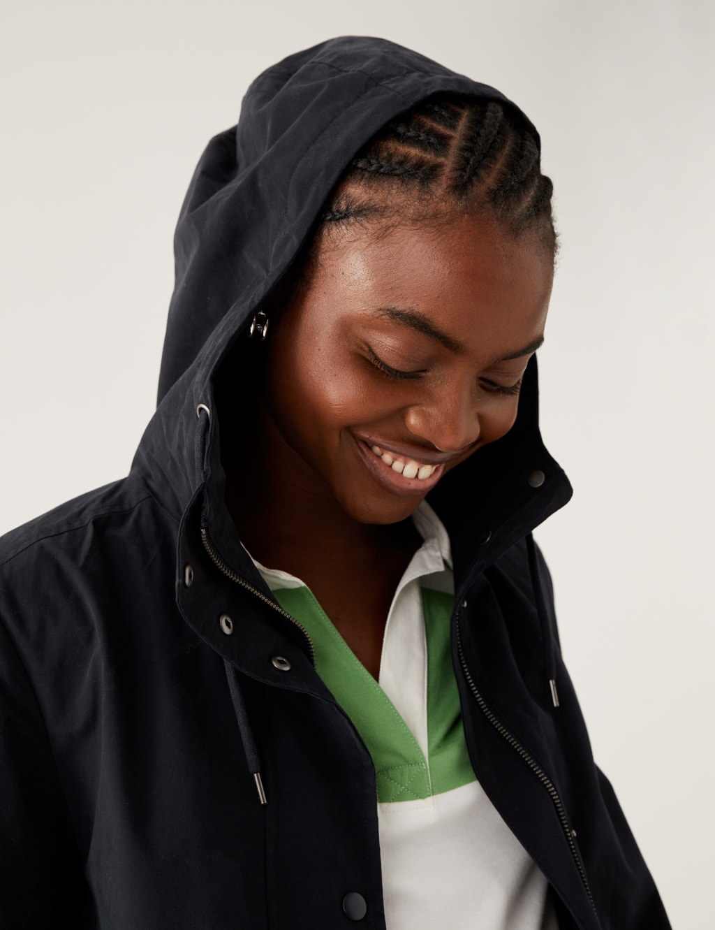 Cotton Rich Stormwear™ Hooded Parka Coat image 3