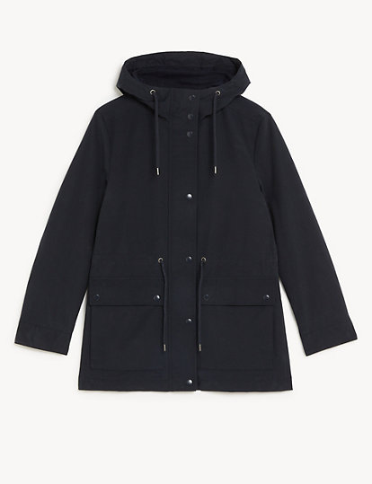 Cotton Rich Stormwear™ Hooded Parka Coat
