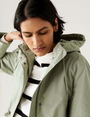 Marks and spencer ladies parka sale