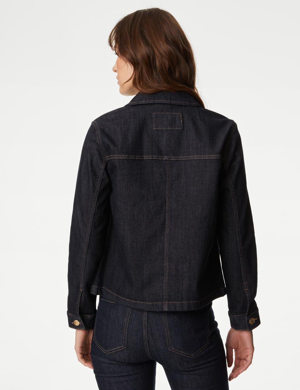 Cotton Rich Denim Utility Jacket image 4
