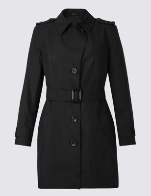 PETITE Trench Coat with Stormwear™ | M&S Collection | M&S