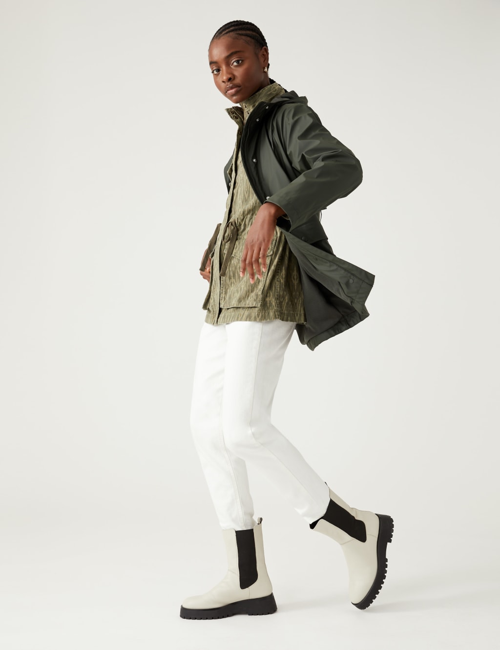 Rubber Hooded Raincoat image 2