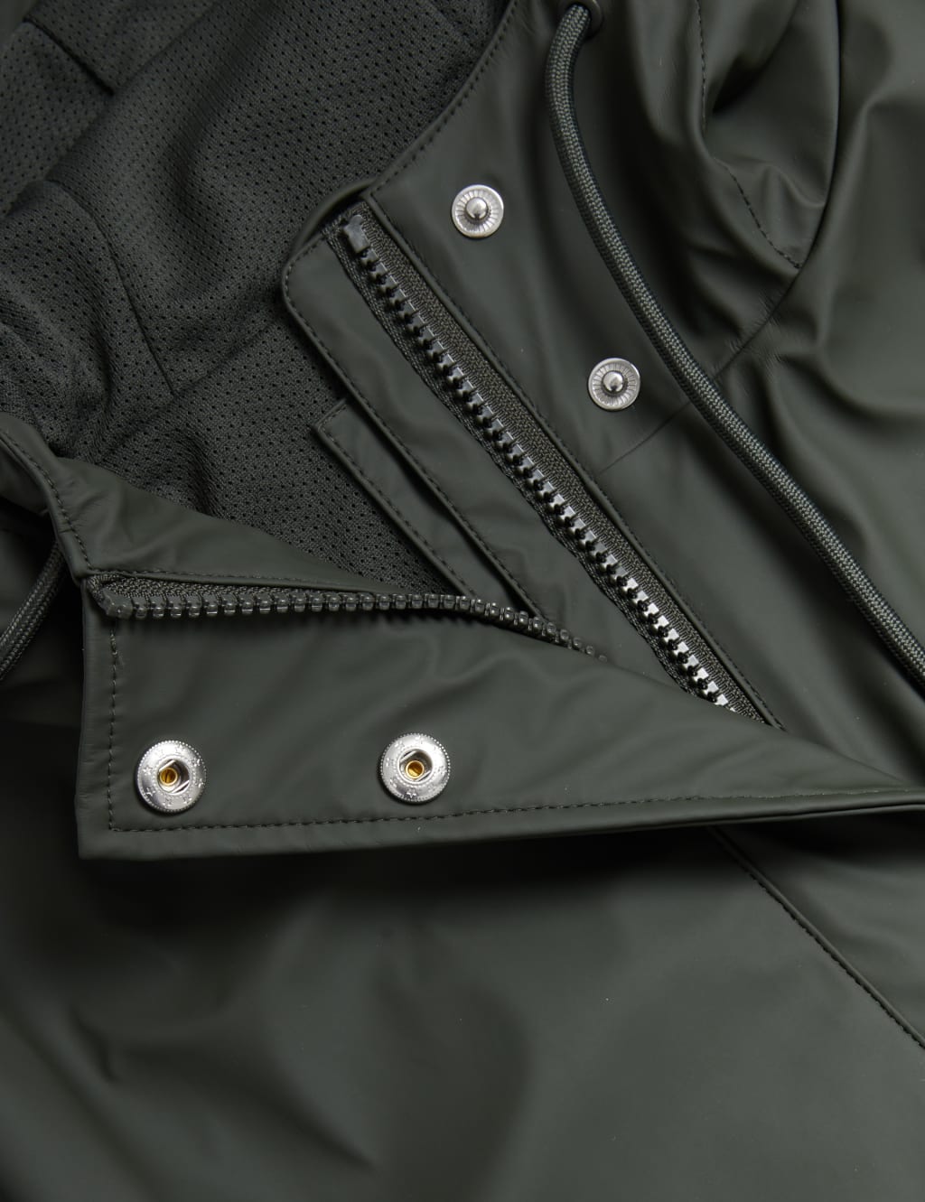 Rubber Hooded Raincoat image 6