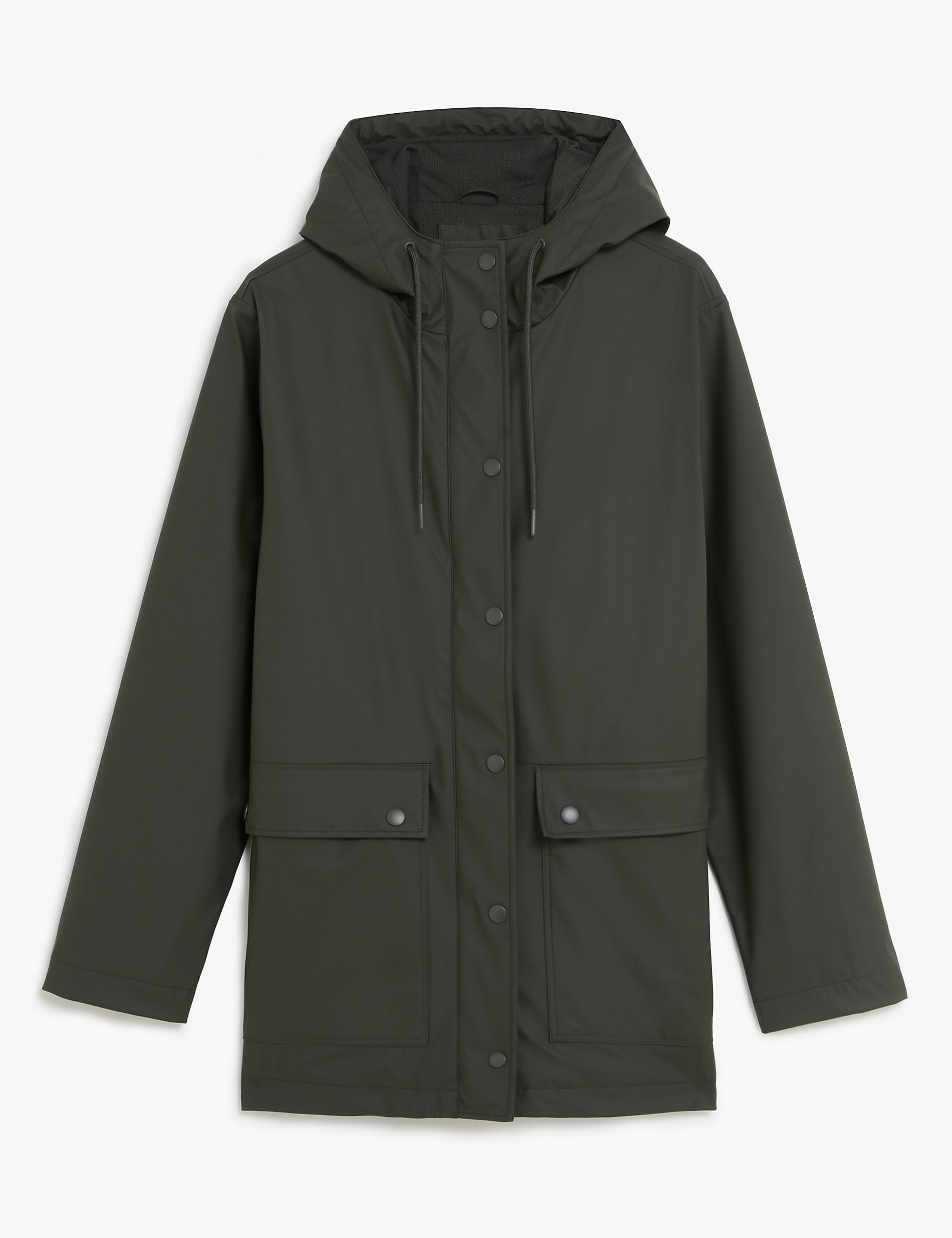 Rubber Hooded Raincoat | M&S AT