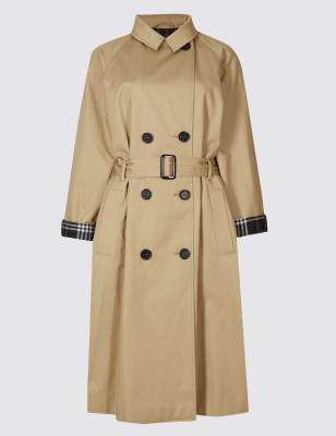 Pure Cotton Trench Coat with Stormwear™ | M&S Collection | M&S