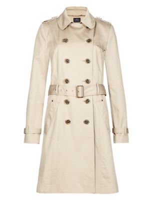 Pure Cotton Trench Mac with Stormwear™ | M&S Collection | M&S