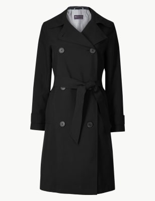 PETITE Double Breasted Trench Coat | M&S Collection | M&S