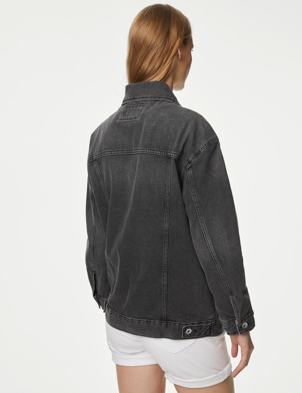 Pure Cotton Girlfriend Denim Jacket image 3