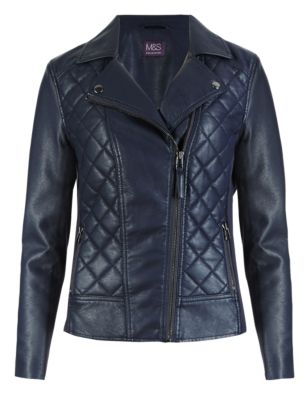 Quilted Biker Jacket | M&S Collection | M&S