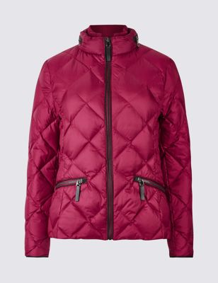 Down & Feather Jacket with Stormwear™ | M&S