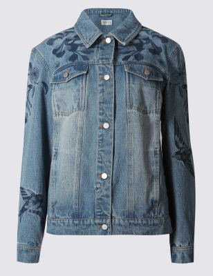 marks and spencer indigo denim jacket