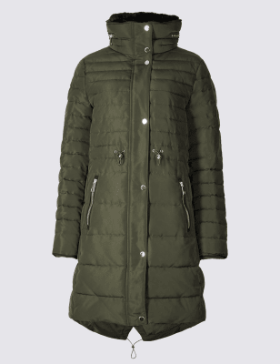 m and s padded coats ladies