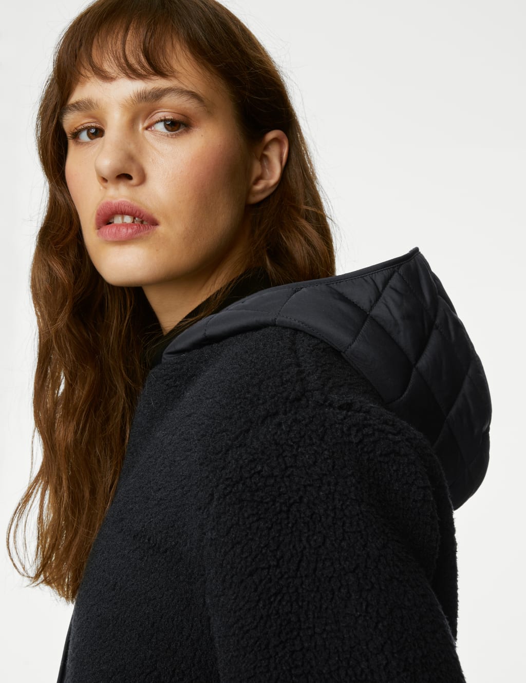 Quilted jacket, Plus Size Clothing | M&amp;S