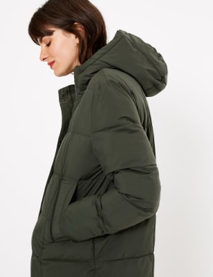 Manteau garni de duvet