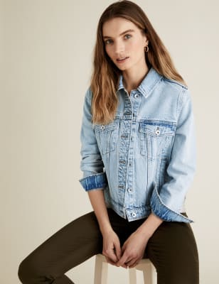 PETITE - Essentieel denim jasje