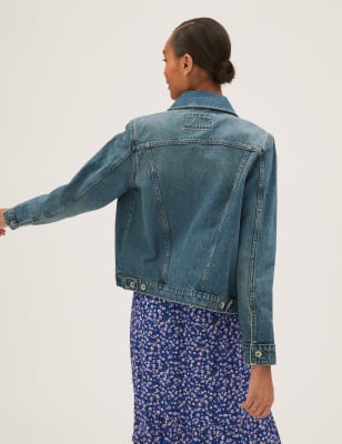 Marks and spencer oversized denim outlet jacket