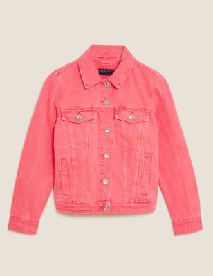 pink denim jackets