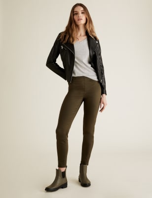 PETITE - Motorjack met ritsdetail