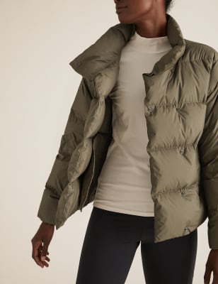 Feather & Down Duvet Puffer Jacket
