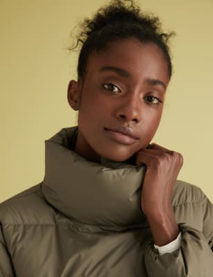 Feather & Down Duvet Puffer Jacket