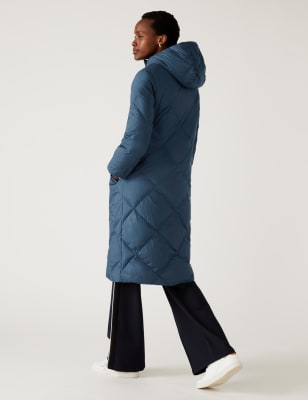 

Womens M&S Collection Feather & Down Stormwear™ Puffer Coat - Air Force Blue, Air Force Blue