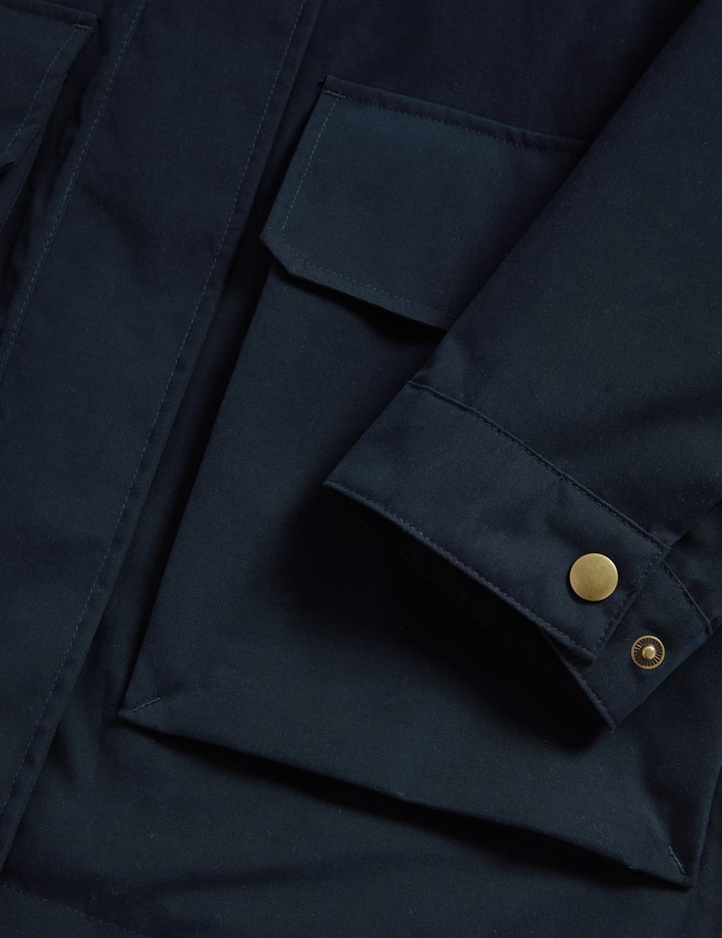 Cotton Blend Waterproof Parka Coat image 6