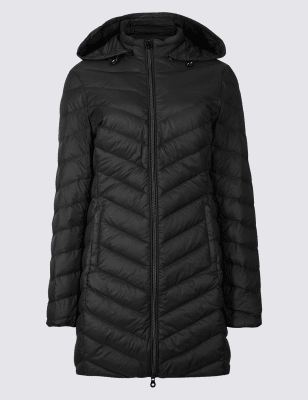 marks and spencer ladies feather and down coats