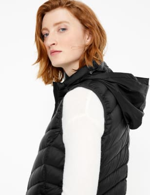 Veste sans manches matelass&eacute;e, aspect ouatin&eacute;