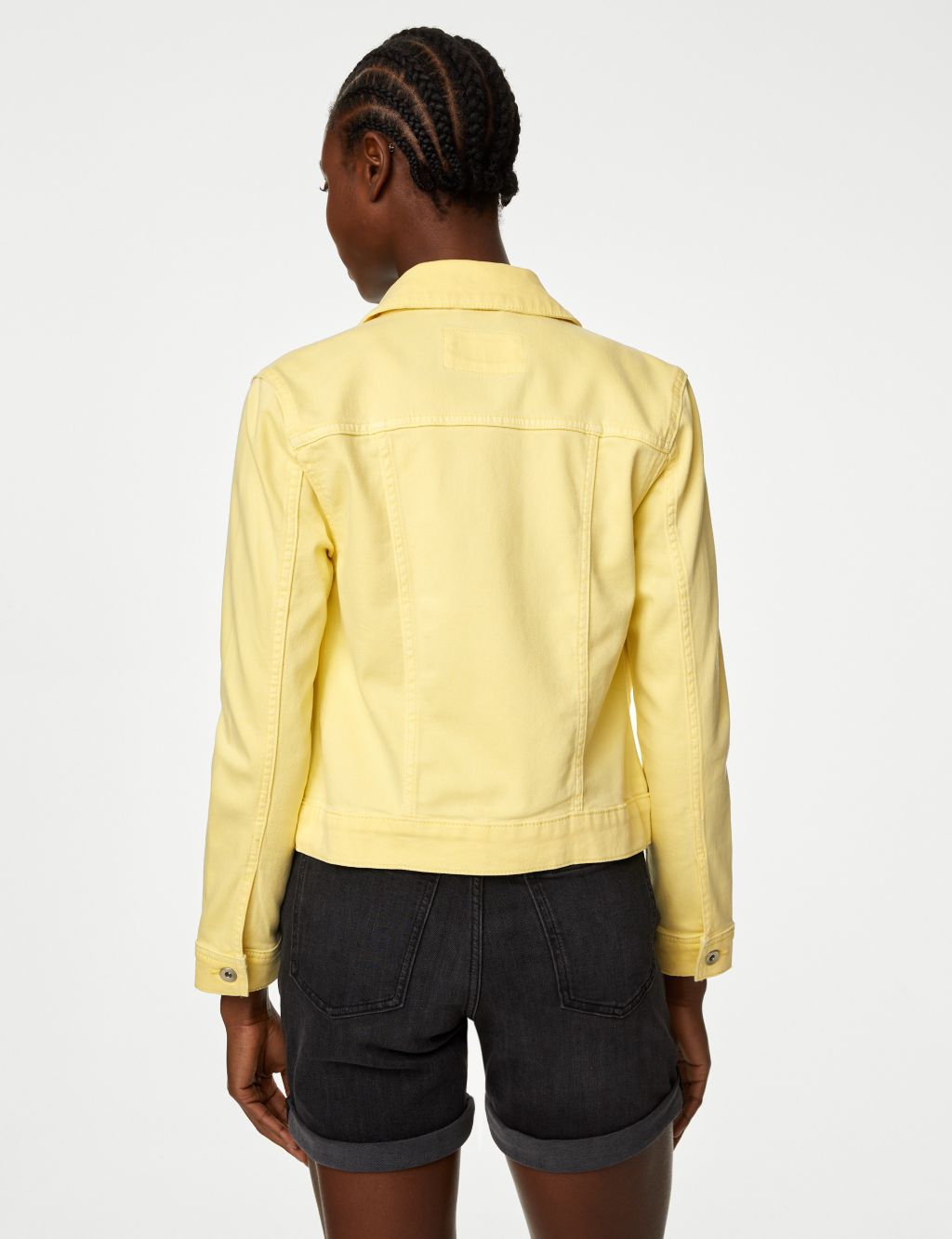 Cotton Rich Denim Jacket with Stretch image 4