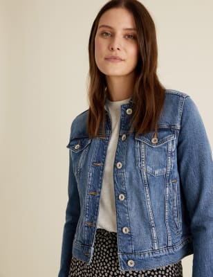 M&s womens denim on sale jacket