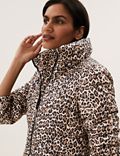 Thermowarmth™ Leopard Print Puffer Coat