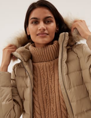 

M&S Collection Abrigo acolchado y con relleno Thermowarmth™Womens - Natural Beige, Natural Beige