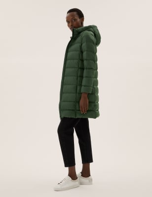 

Womens M&S Collection Feather & Down Stormwear™ Puffer Coat - Bark, Bark