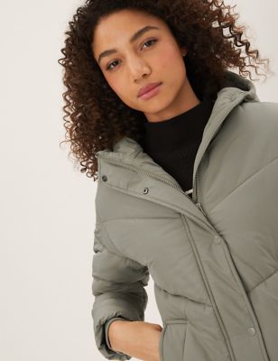 Recycled Thermowarmth™ Padded Puffer Coat | M&S KH