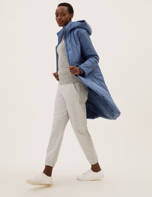 

Womens M&S Collection Recycled Thermowarmth™ Quilted Coat - Air Force Blue, Air Force Blue