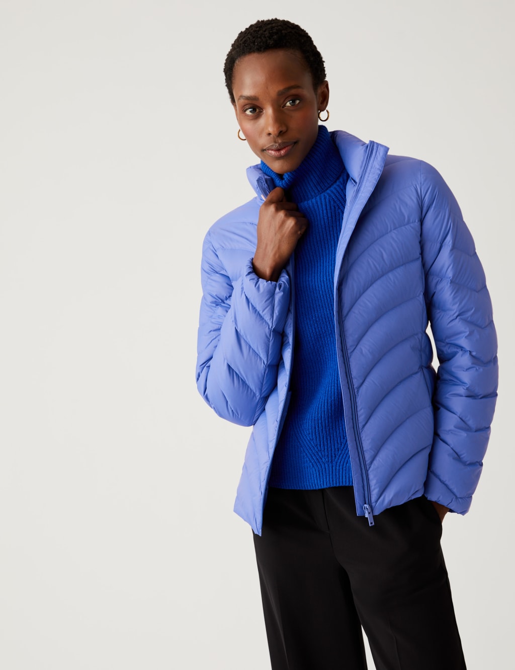 Feather & Down Packaway Puffer Jacket image 1