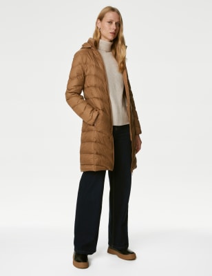 

Womens M&S Collection Stormwear™-Steppmantel mit Daunen- und Federfüllung - Praline, Praline