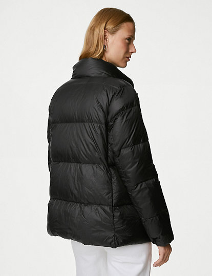 Feather & Down Padded Puffer Jacket