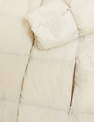 

M&S Collection Abrigo acolchado Stormwear™ con plumas y plumónWomens - Beige, Beige