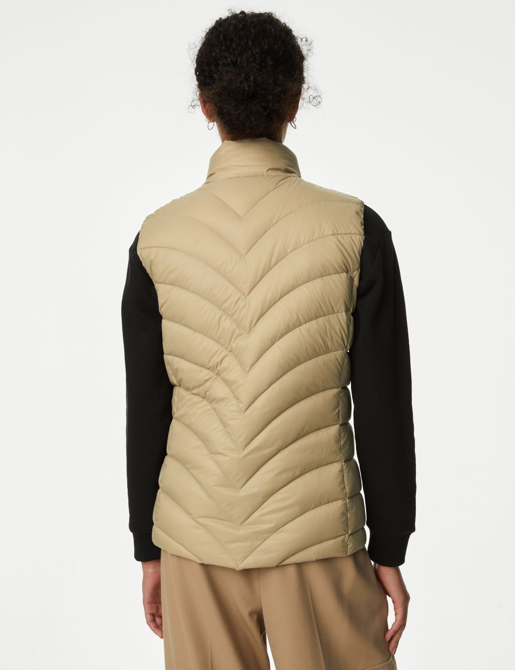 Feather & Down Packaway Puffer Gilet image 5