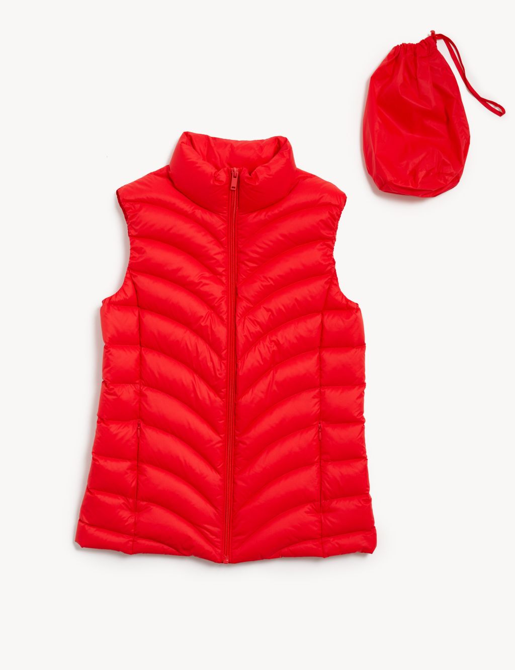 Feather & Down Packaway Puffer Gilet image 3