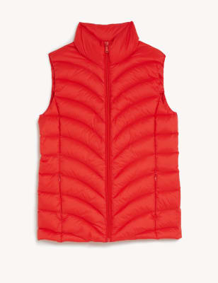 

Womens M&S Collection Leichte Steppweste mit Daunen und Federn - Flame, Flame