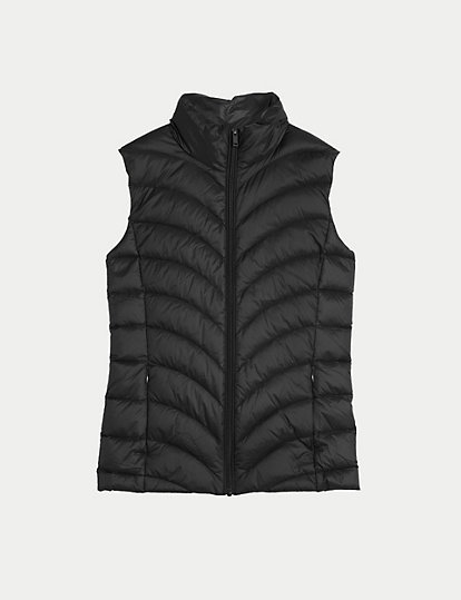 Feather & Down Packaway Puffer Gilet