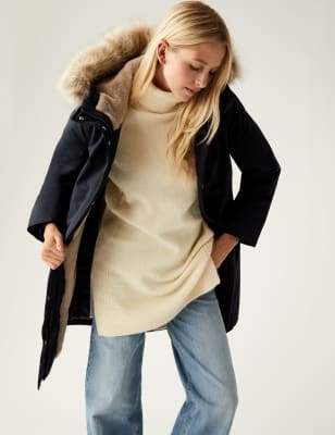 M&s deals parka coats