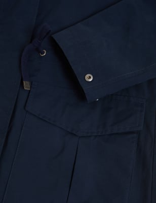 

M&S Collection Chaqueta parka multiusos de algodón con capuchaWomens - Navy, Navy