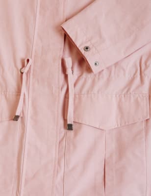 

M&S Collection Chaqueta parka multiusos de algodón con capuchaWomens - Pink Shell, Pink Shell