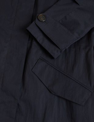 

Womens M&S Collection Stormwear™ Textured Parka Coat - Midnight Navy, Midnight Navy