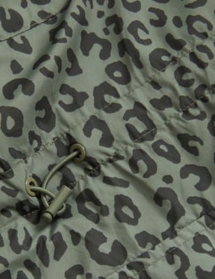 

M&S Collection Impermeable de guardado fácil con estampado animalWomens - Green Mix, Green Mix
