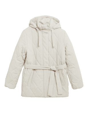 

Womens M&S Collection Thermowarmth™ Textured Puffer Jacket - Oyster, Oyster